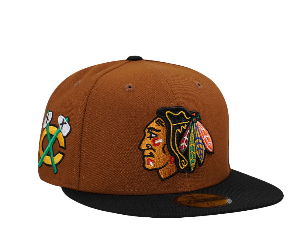 New Era Chicago Blackhawks Bourbon Two Tone Edition 59Fifty Fitted Casquette