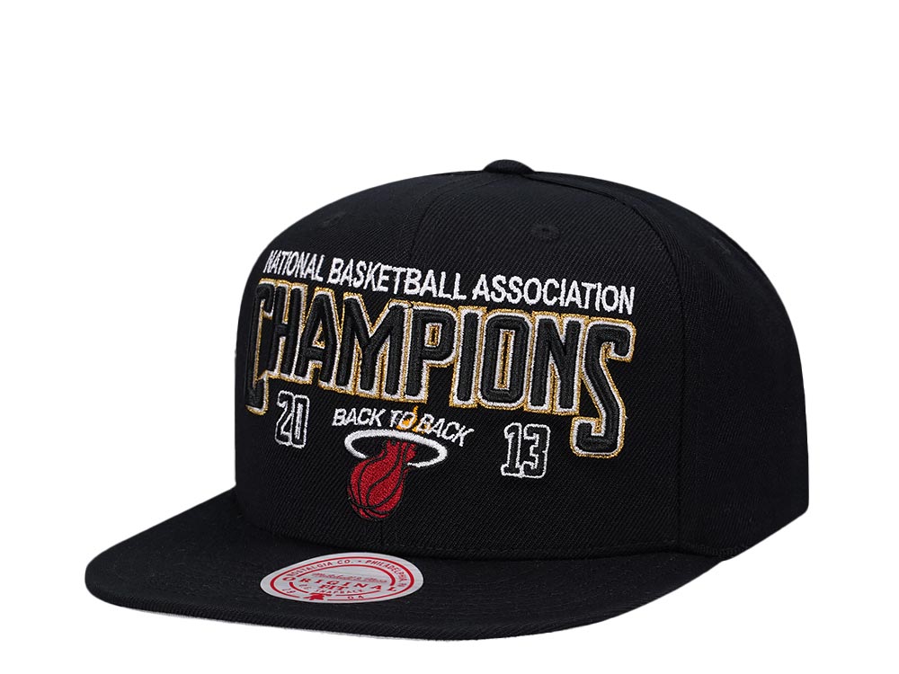 Mitchell & Ness Miami Heat NBA Champions 2013 Hardwood Classic Snapback Casquette