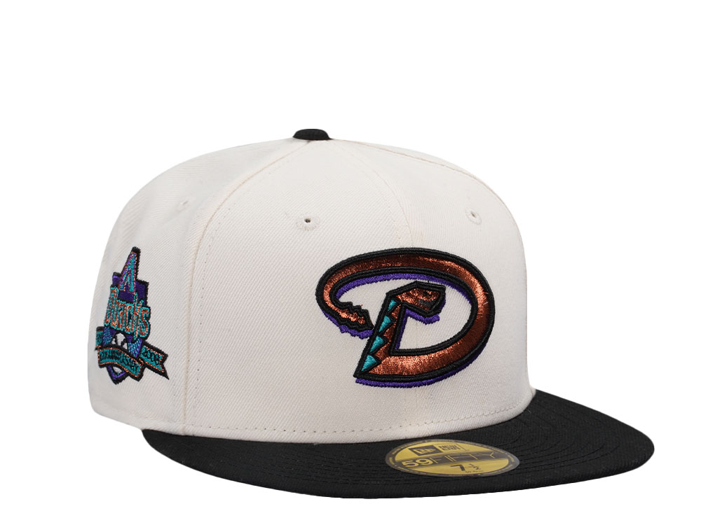 New Era Arizona Diamondbacks 10th Anniversary Chrome Black Two Tone Edition 59Fifty Fitted Casquette