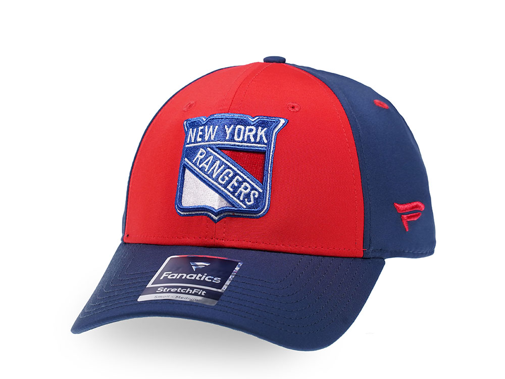 Fanatics New York Rangers Red Iconic Stretch Fit Casquette