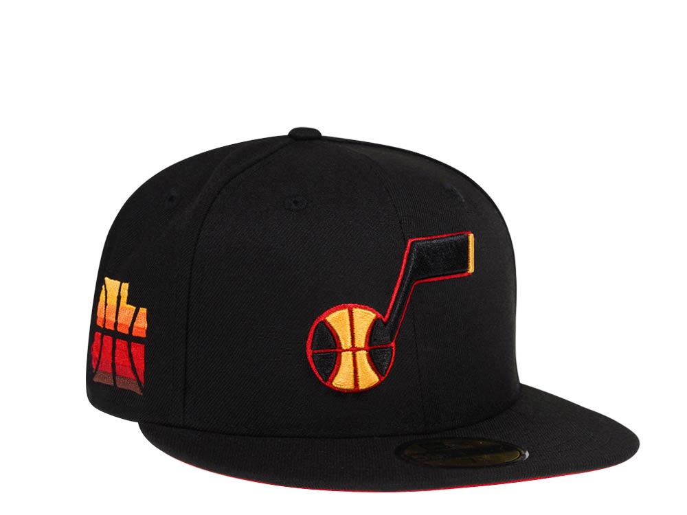 New Era Utah Jazz Black and Red Edition 59Fifty Fitted Casquette