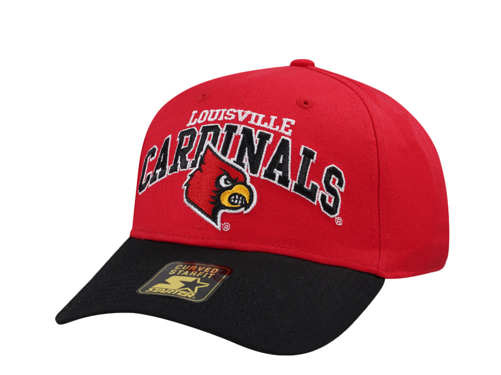 New Era Louisville Cardinals Crowd Pleaser Edition Red Curved Snapback Casquette