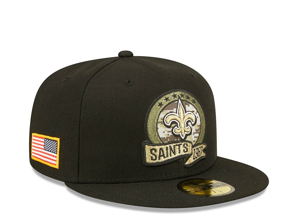 New Era New Orleans Saints Salute to Service 2022 Fitted 59Fifty Casquette