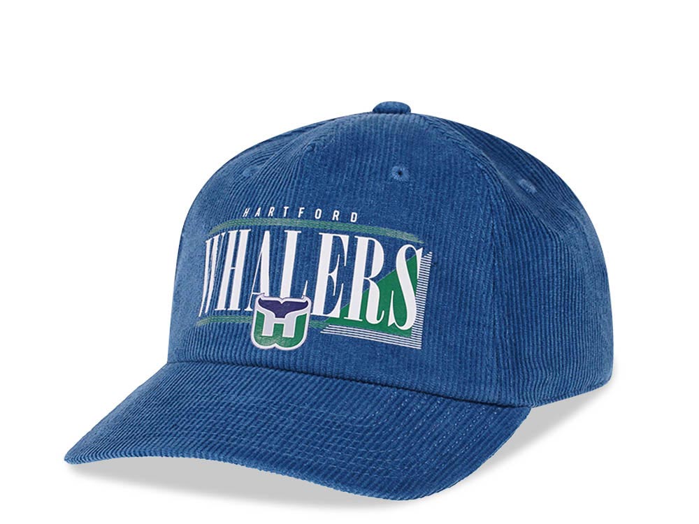 American Needle Hartford Whalers Blue Cord Snapback Casquette