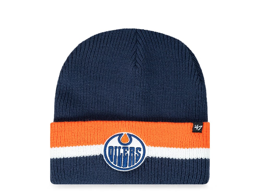 47Brand Edmonton Oilers Light Navy Split Chapeaux