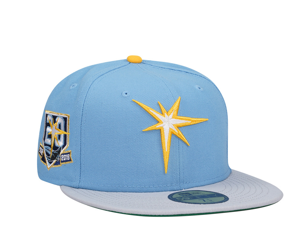 New Era Tampa Bay Rays 20th Anniversary Throwback Two Tone Edition 59Fifty Fitted Casquette