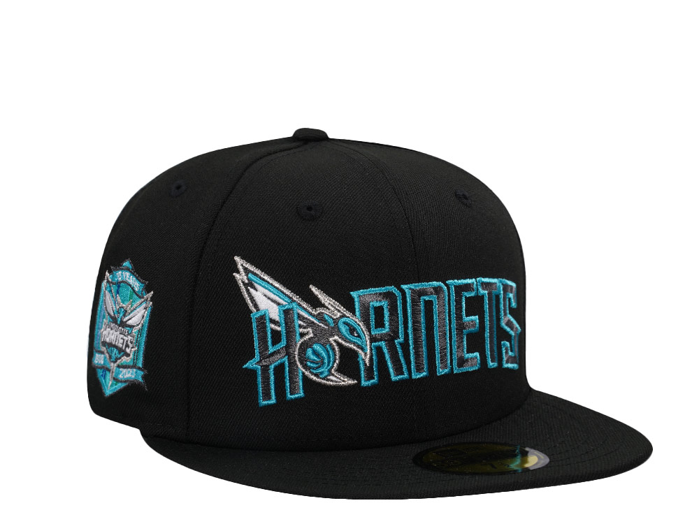 New Era Charlotte Hornets 35 Years Black Prime Edition 59Fifty Fitted Casquette