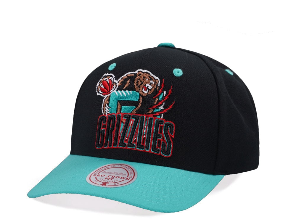 Mitchell & Ness Memphis Grizzlies Two Tone Pro Crown Fit Snapback Casquette