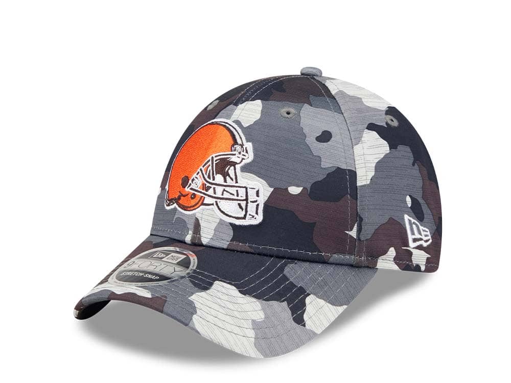 New Era Cleveland Browns NFL Training Camp 22 Camo 9Forty Stretch Snapback Casquette