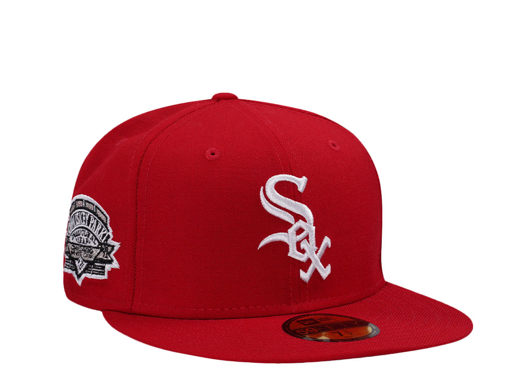 New Era Chicago White Sox Inaugural Year Comsikey Park Red Classic Edition 59Fifty Fitted Casquette