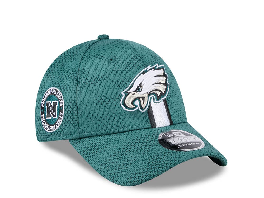 New Era Philadelphia Eagles Sideline 2024 9Forty Stretch Snapback Cappellini