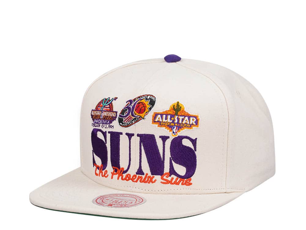 Mitchell & Ness Phoenix Suns Reframe Retro Off White Snapback Casquette