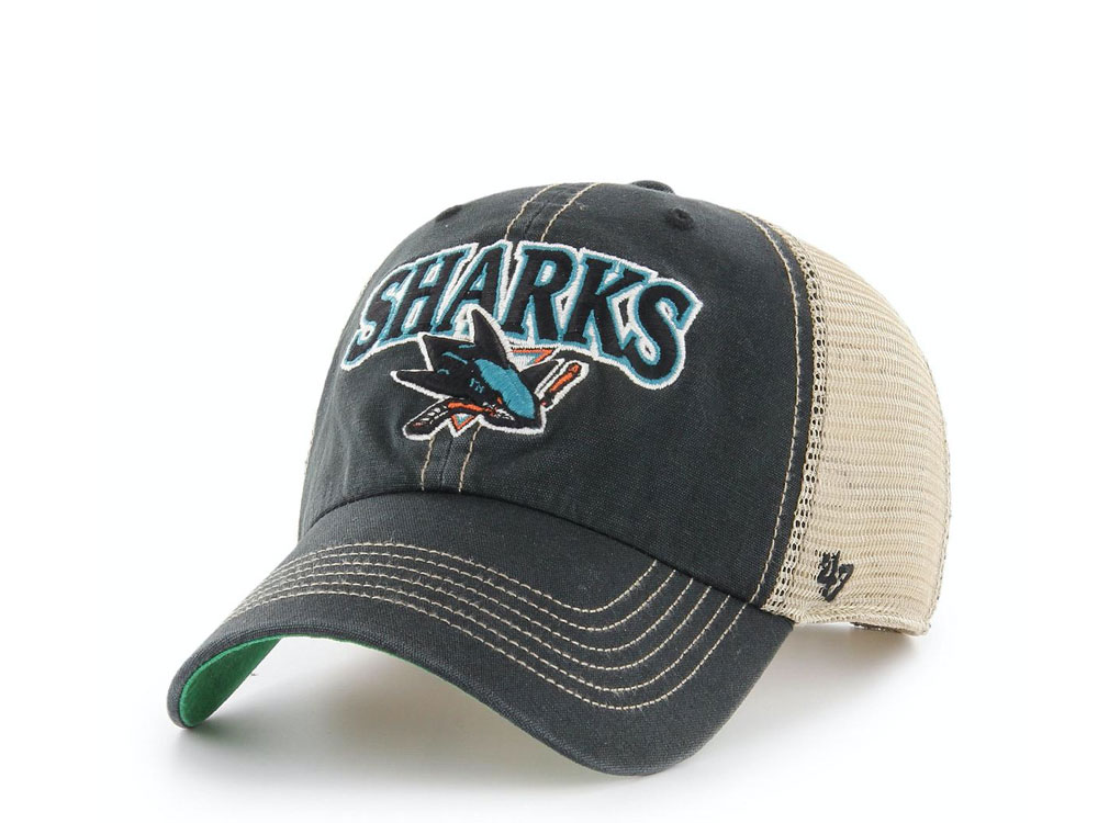 47Brand San Jose Sharks Tuscaloosa Clean Up Trucker Snapback Casquette