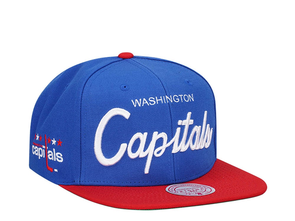 Mitchell & Ness Washington Capitals Vintage Script Snapback Casquette