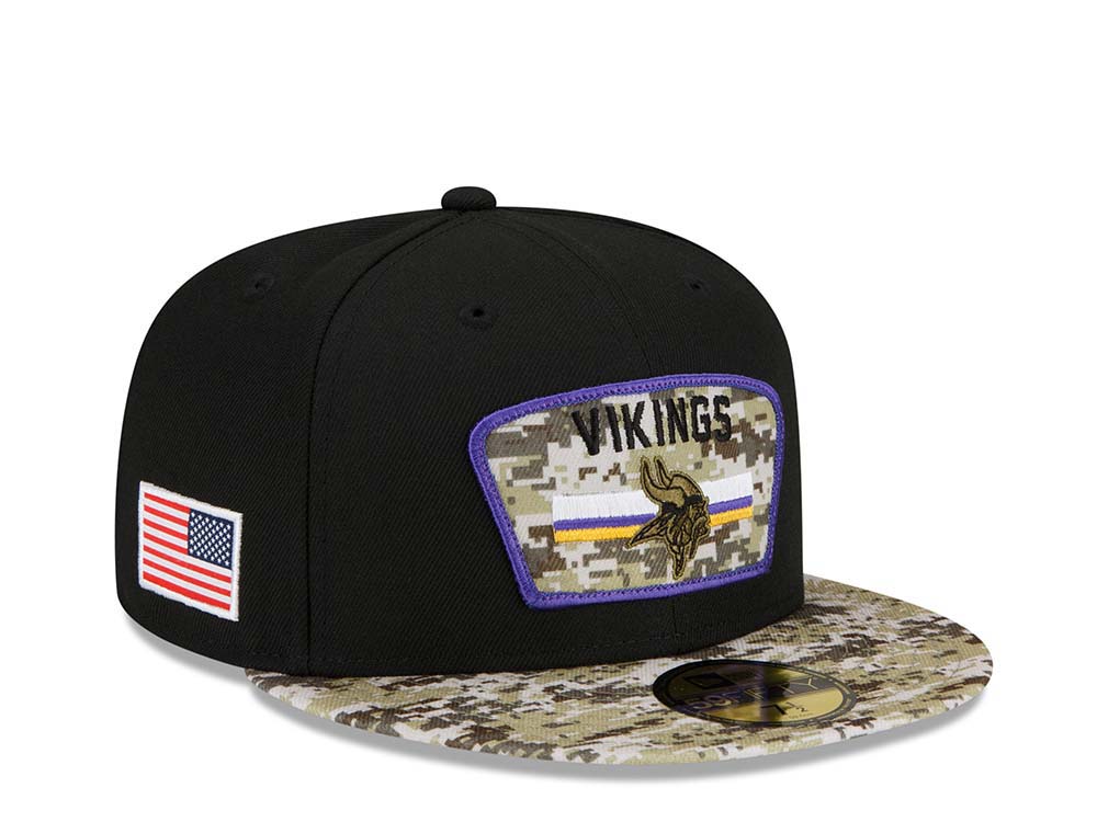 New Era Minnesota Vikings Salute to Service 21 59Fifty Fitted Casquette