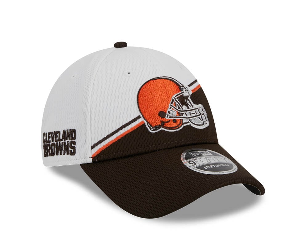 New Era Cleveland Browns NFL Sideline 2023 Brown White  9Forty Snapback Casquette