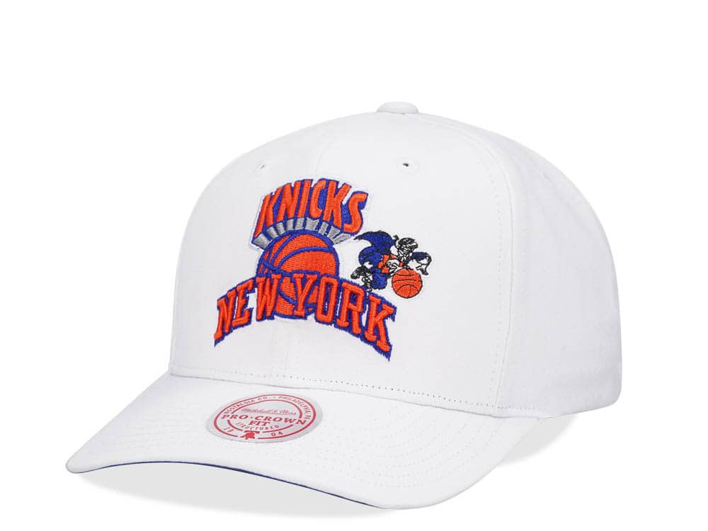 Mitchell & Ness New York Knicks All in Pro White Snapback Casquette