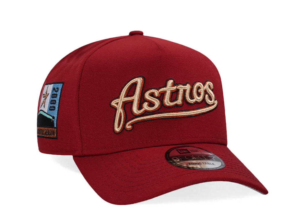 New Era Houston Astros Inaugural Season 2000 Brick Edition A Frame Snapback Casquette