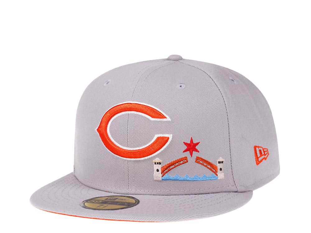 New Era Chicago Bears City Icons Grey Edition 59Fifty Fitted Casquette