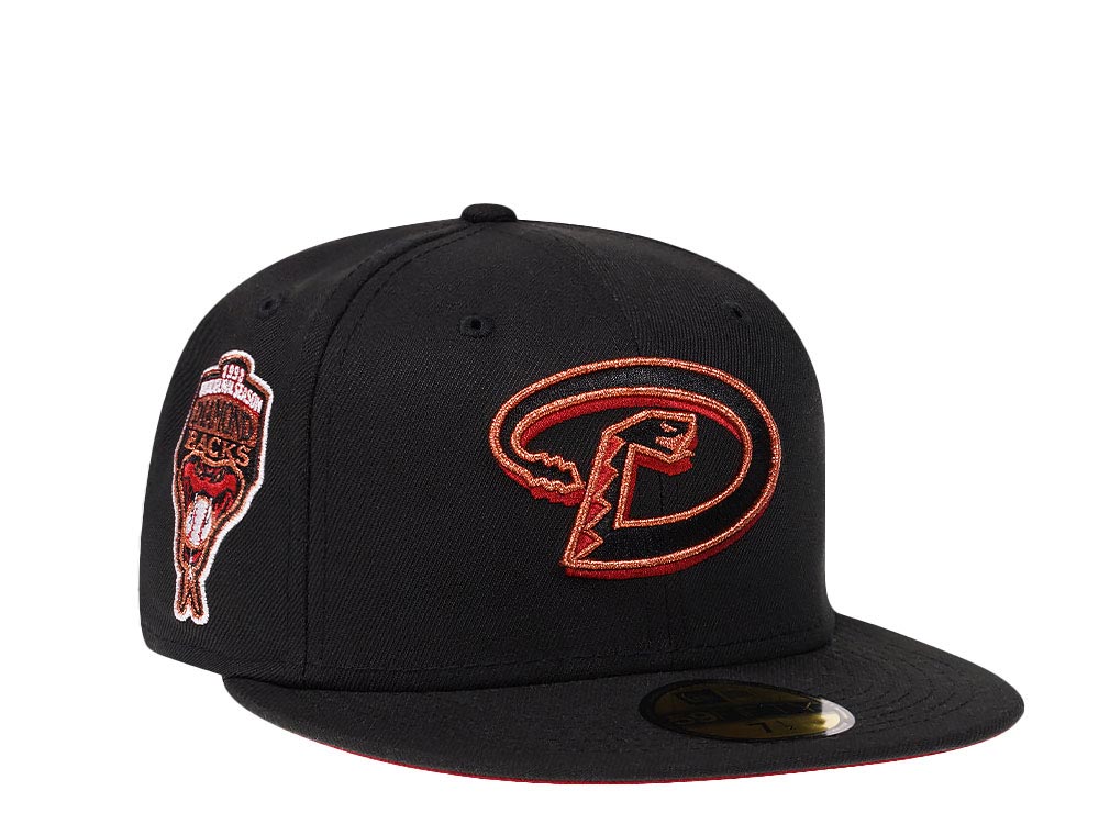 New Era Arizona Diamondbacks Inaugural Season 1998 Black Copper Edition 59Fifty Fitted Casquette