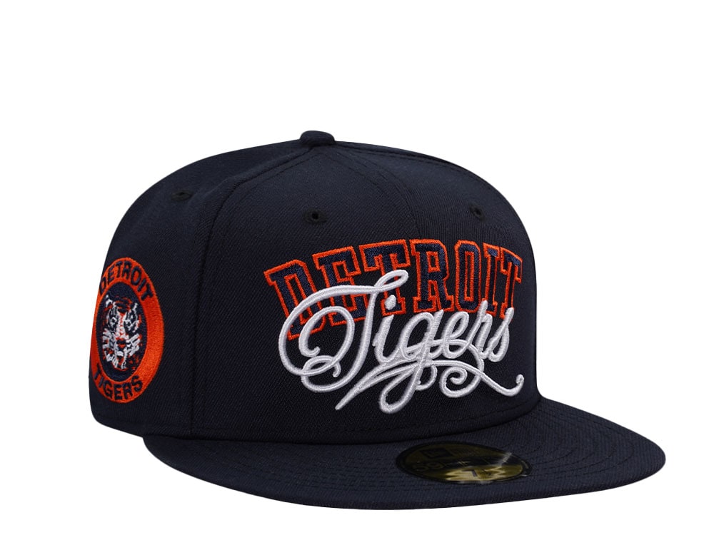 New Era Detroit Tigers Prime Script Navy Edition 59Fifty Fitted Casquette