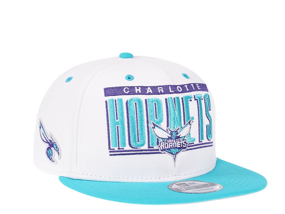 New Era Charlotte Hornets Retro Title 9Fifty Stretch Snapback Casquette