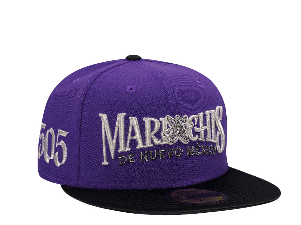 New Era Albuquerque Isotopes Mariachis Satin Brim Two Tone Edition 59Fifty Fitted Casquette