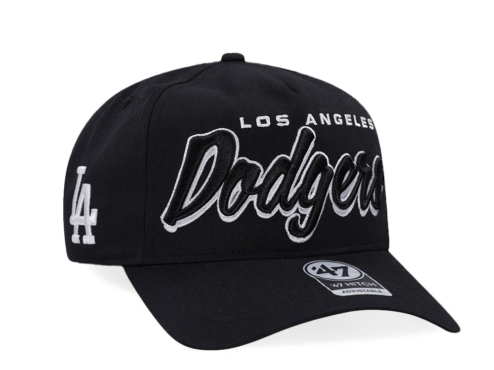 47Brand Los Angeles Dodgers Black Shadow 47 Hitch Snapback Casquette