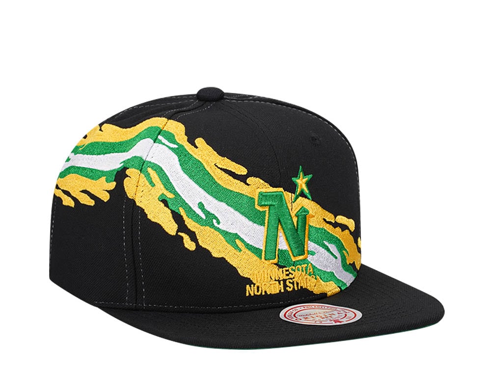 Mitchell & Ness Minnesota North Stars Vintage Paintbrush Snapback Casquette