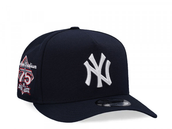 New Era New York Yankees 75th Anniversary Navy 9Fifty A Frame Snapback Cap