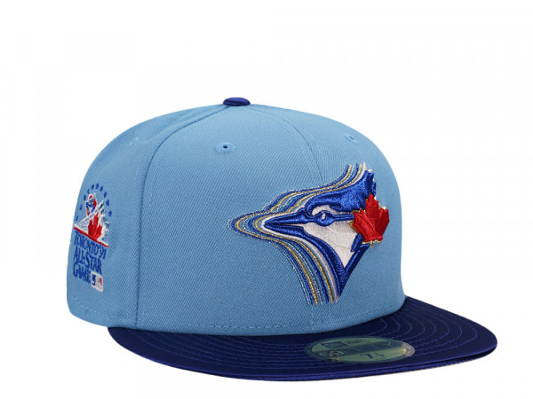 New Era Toronto Blue Jays All Star Game 1991 Cascading Satin Brim Two Tone Edition 59Fifty Fitted Cap