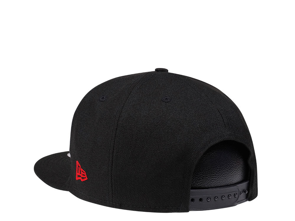 Atlanta Falcons New Era Flawless 9FIFTY Snapback Hat - Black/Red