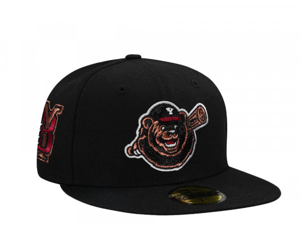 New Era Yakima Bears Black Throwback Edition 59Fifty Fitted Cap