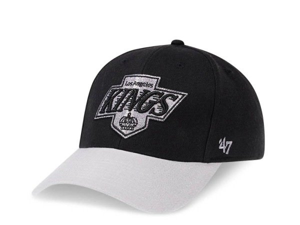 47Brand Los Angels Kings Vintage Black Strapback Cap