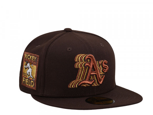 New Era Oakland Athletics Rickey Henderson Field Burnt Prime Edition 59Fifty Fitted Cap