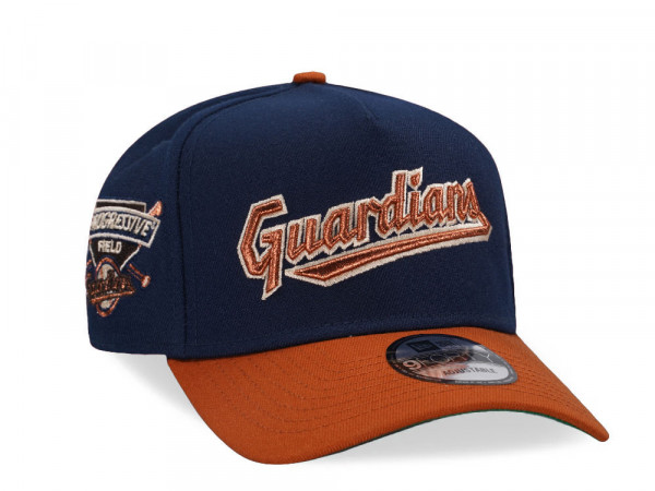 New Era Cleveland Guardians Progressive Field Copper Two Tone 9Forty A Frame Snapback Cap