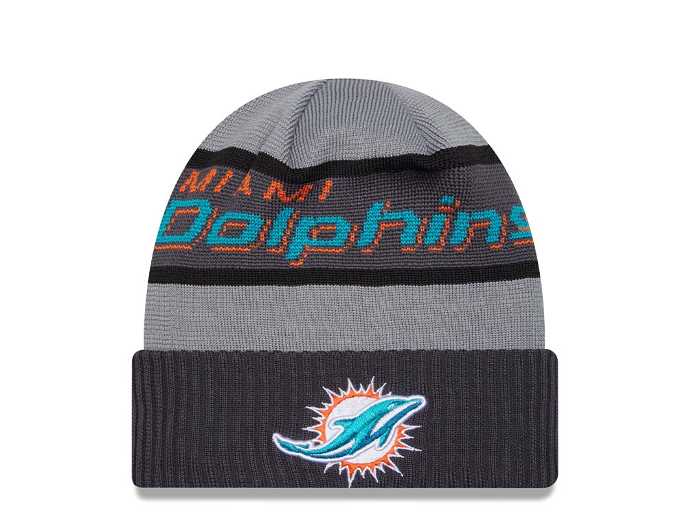 New Era Miami Dolphins Road Sideline 21 9FORTY Stretch Snapback Cap