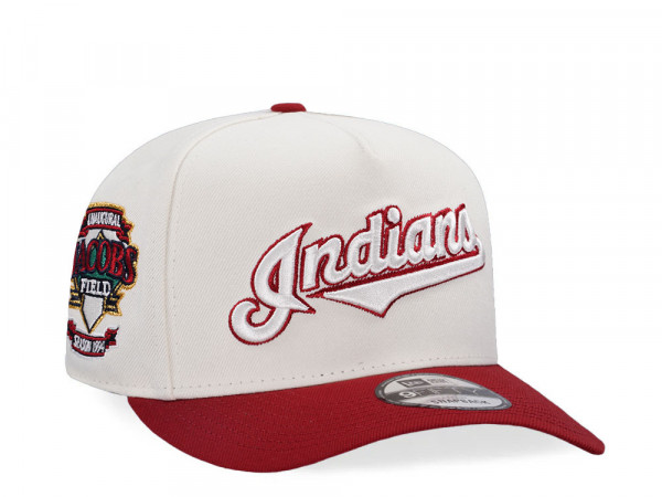 New Era Cleveland Indians Inaugural Season 1994 Chrome Two Tone Edition A Frame 9Fifty Snapback Cap