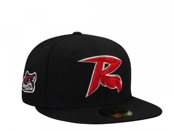 New Era Richmond Flying Squirrels Black Throwback Edition 59Fifty Fitted Cap