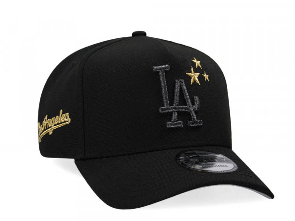 New Era Los Angeles Dodgers Black Gold A Frame 9Forty Snapback Cap