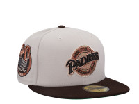 New Era San Diego Padres 20 Years Stone Copper Two Tone Edition 59Fifty Fitted Cap
