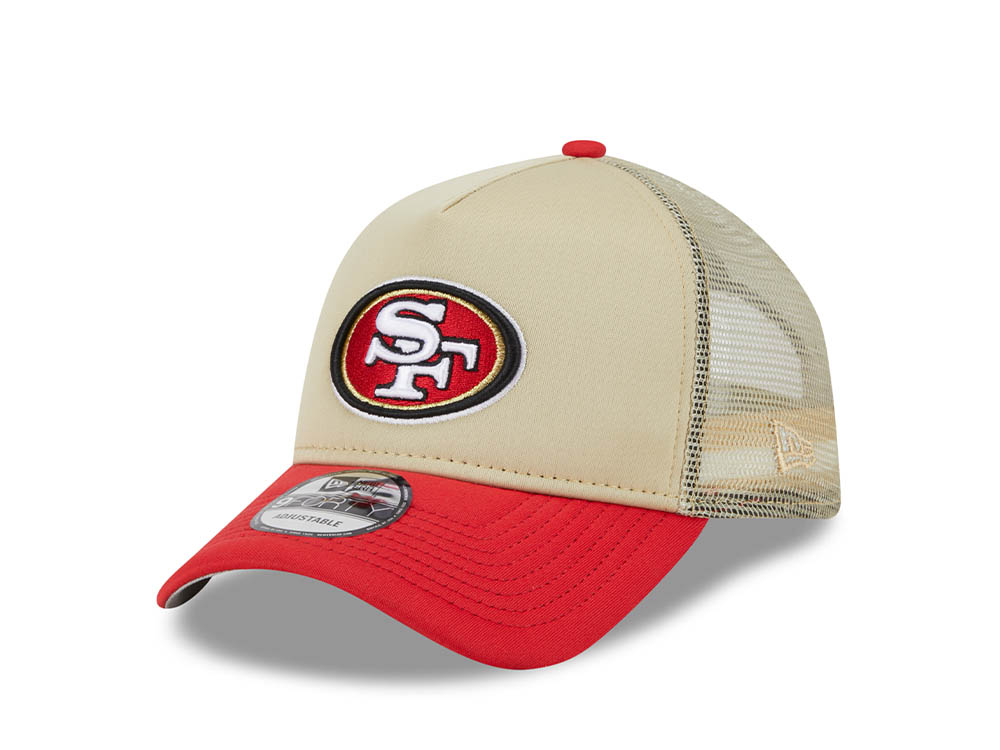 New Era San Francisco 49ers Chrome White 9Forty A Frame Snapback